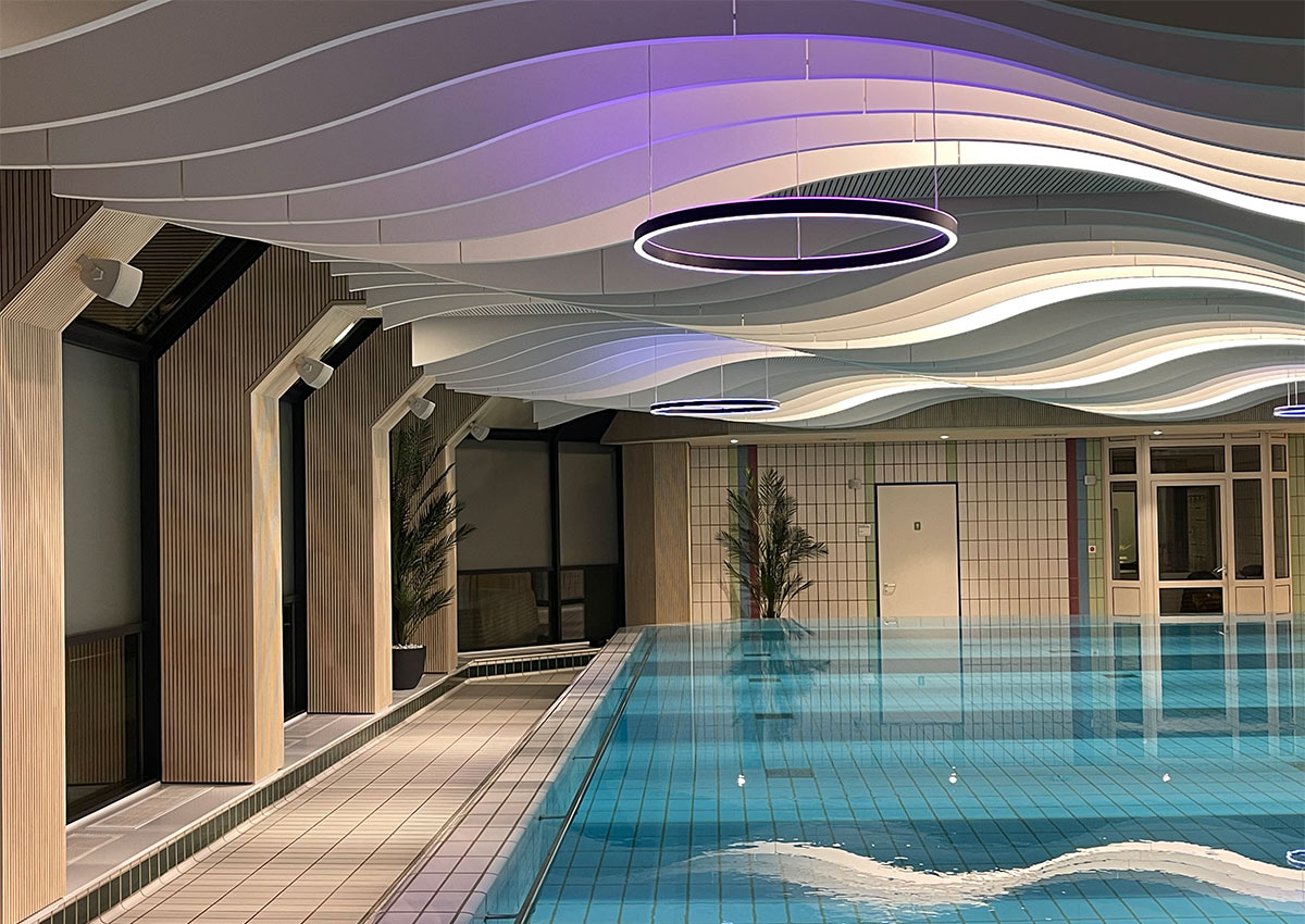 Schwimmbaddecke Klinik Rhoen Bad Kissingen